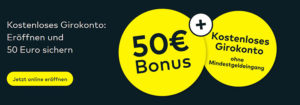 comdirect 50 Euro Bonus (bis 31.03.2020)